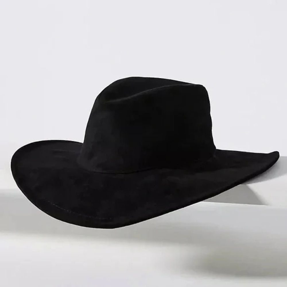 San Diego Hat Co. | Anthropologie Faux Suede Fedora Black